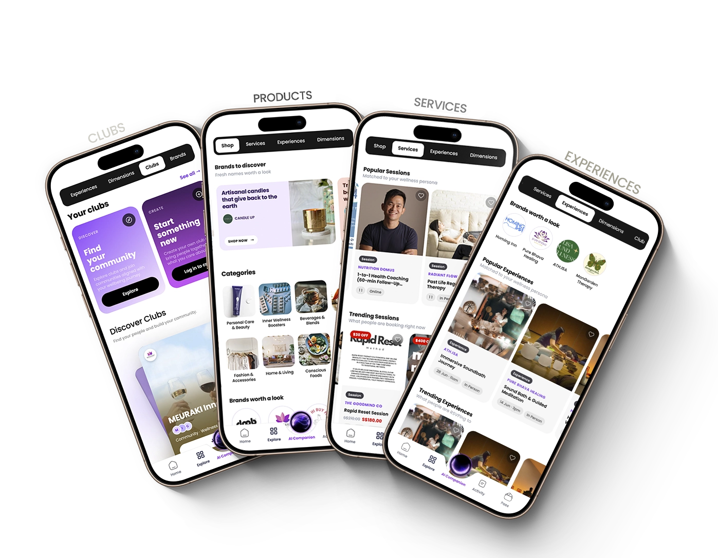 MEURAKI app screens