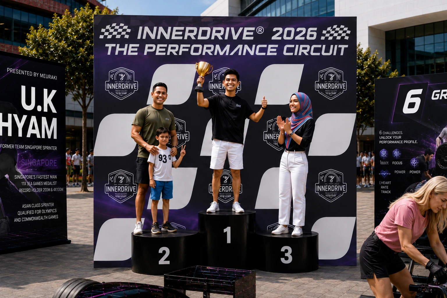INNERDRIVE Clubhouse activation at Plaza Singapura